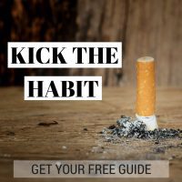 kick the habit Quit smoking